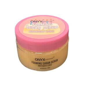 Cosmetics: Onyx Bathhouse Foaming Sugar Scrub*Birthday Cake